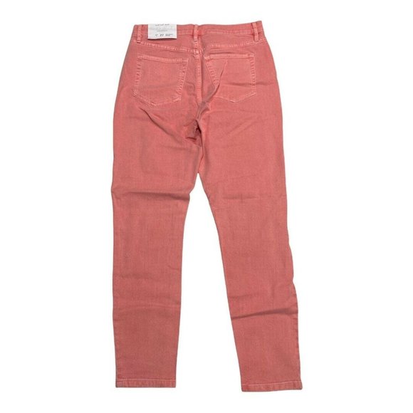 NWT Ann Taylor LOFT High Waist Skinny Jeans Sz 2 Pink #28188 - Picture 2 of 6